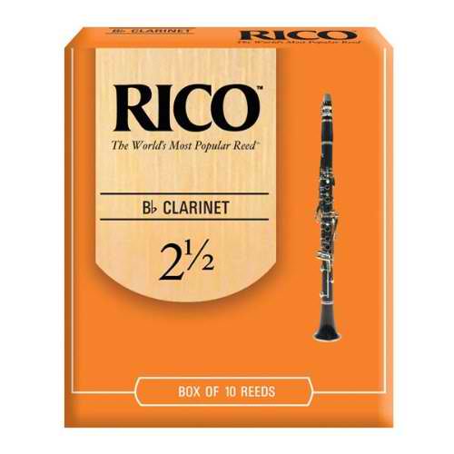 Rico Bb Clarinet #2.5 Reeds - Box of 10