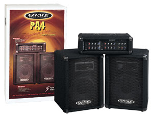 crate pa speakers