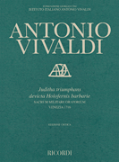Picture of Juditha Triumphans Devicta Holofernis Barbarie Rv644 Vocal Score Edizione Critica